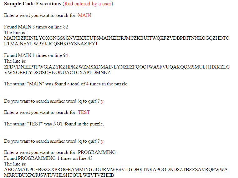 line has 100 characters all characters are uppercase. This puzzle is made