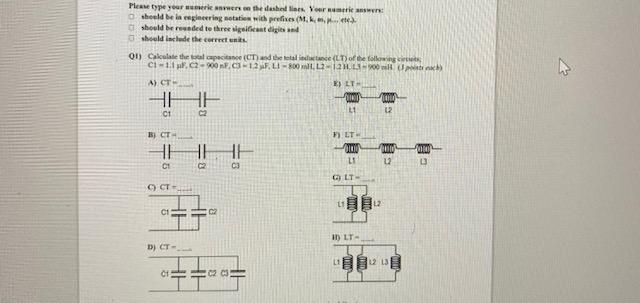 Please type your emers on the dashed lines. Your should be