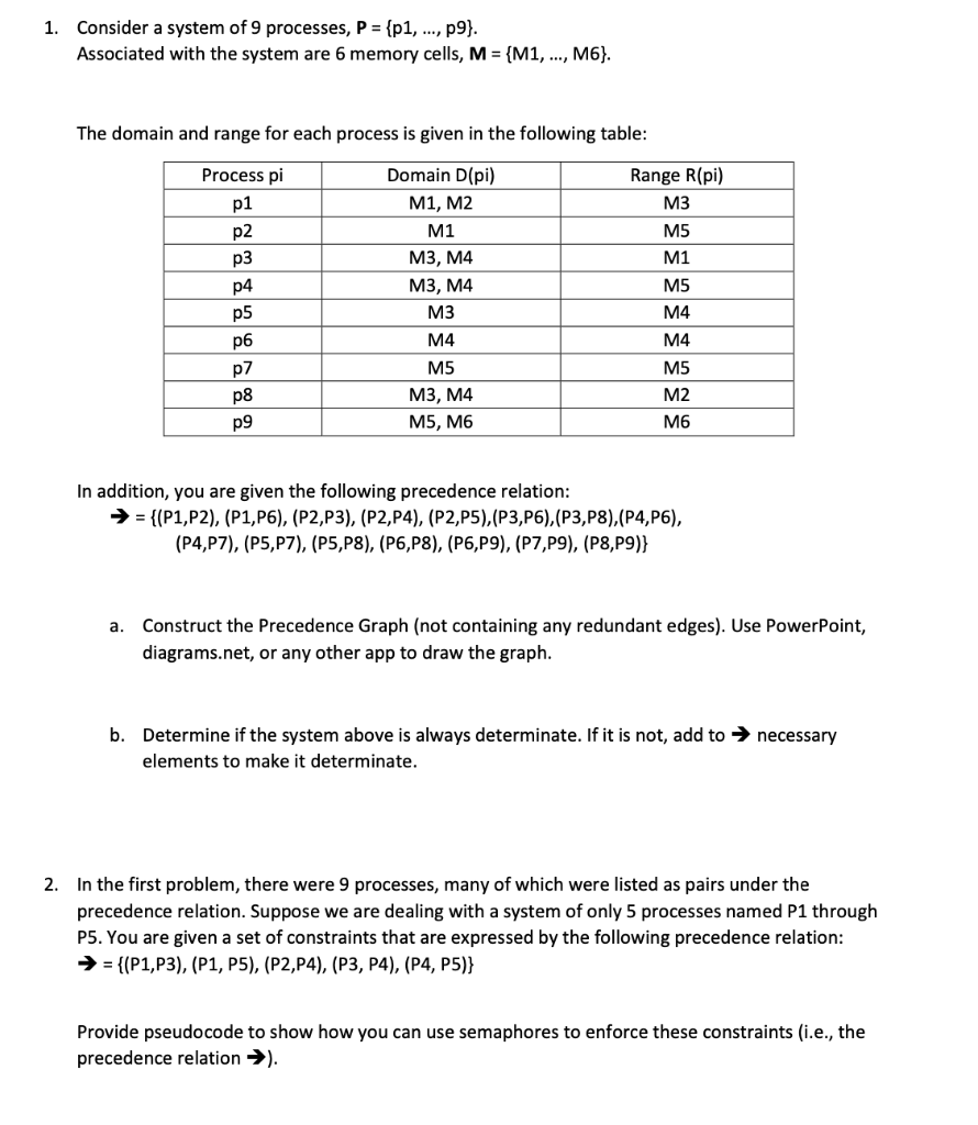 I need help with question 2. You need to write pseudocode for