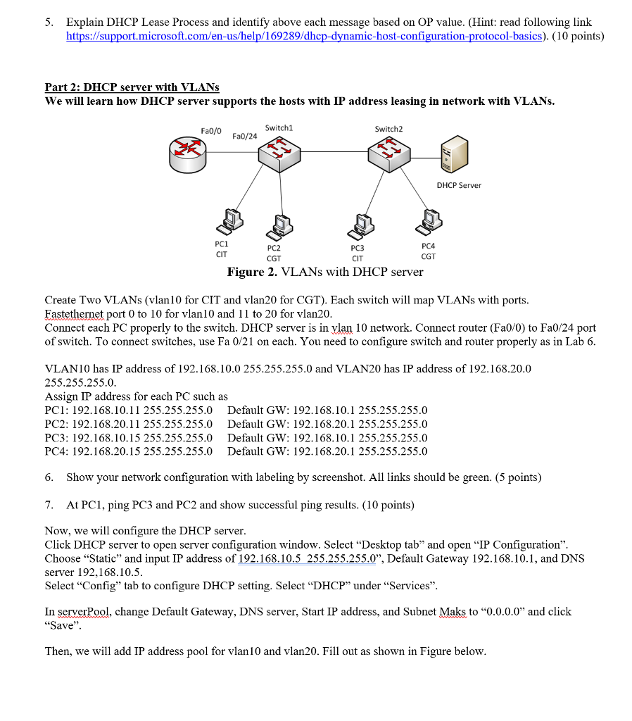 industry standard that automatically configures TCP/IP settings on client computers. The use