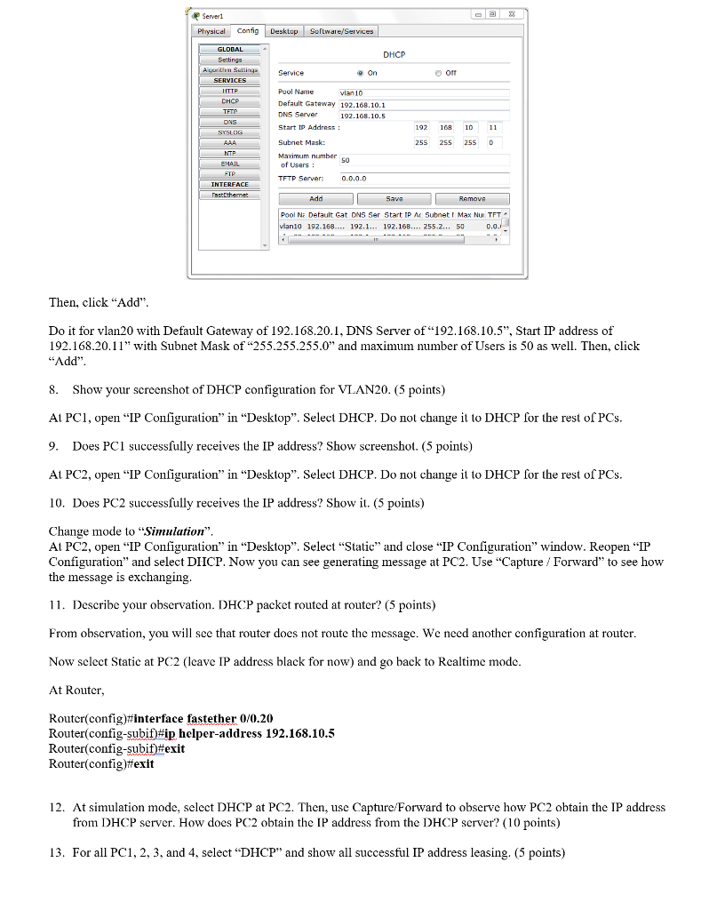 of DHCP reduces the administrative overhead of managing a TCP/IP network. It