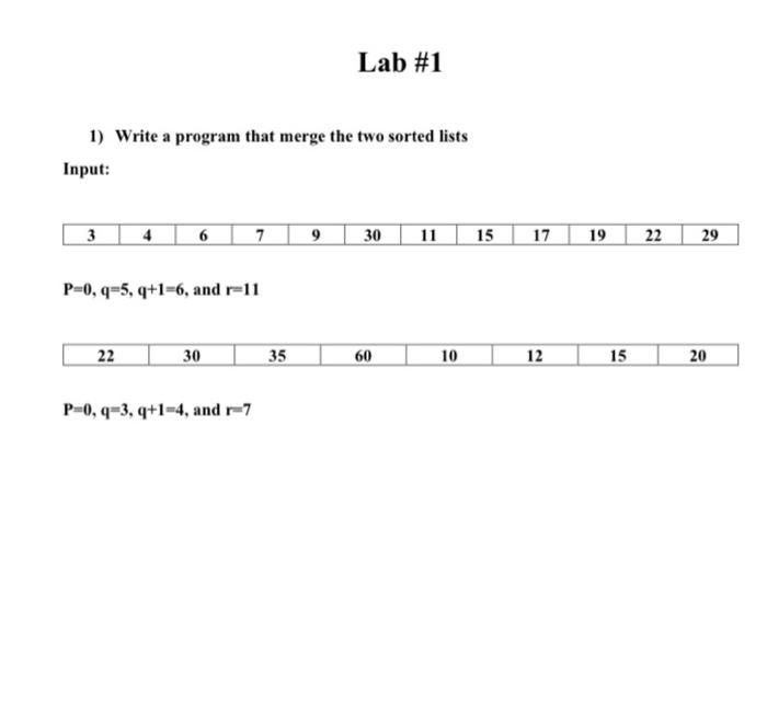 the code in c++ ? Lab #1 1) Write a program that