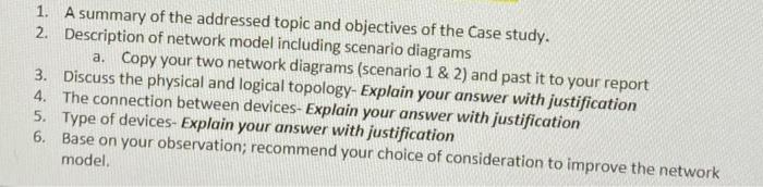 Small internetworks In this case study, you will solve a typical "what