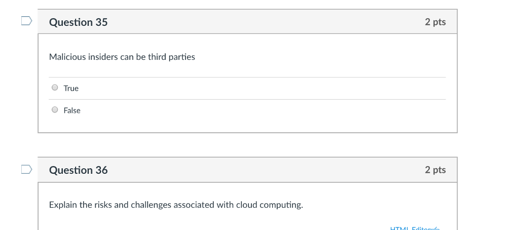 problem? Lost network connectivity Lost SLA monitoring Lost billing management Question 33