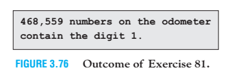 on a car's odometer range from 000000 to 999999. Write a program