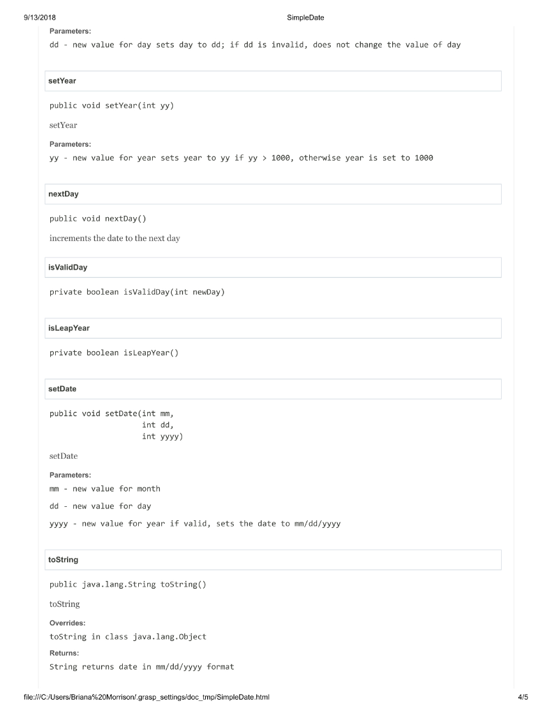 textbook) Random (part of Java library) You should be able to look