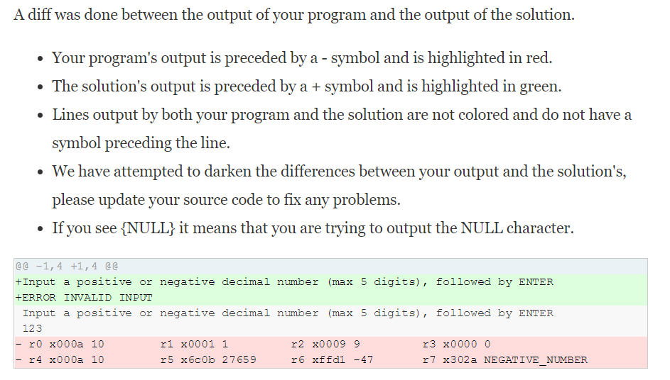 Help fix the problems based on the provided code in LC3. (problems