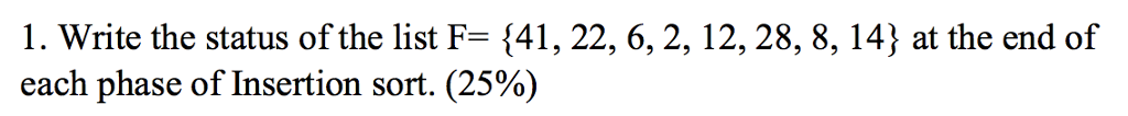 Please help me solve this data structure problem with detailed explanations. thanks