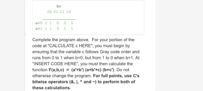  #include int main() { unsigned int a, b, c, d; unsigned