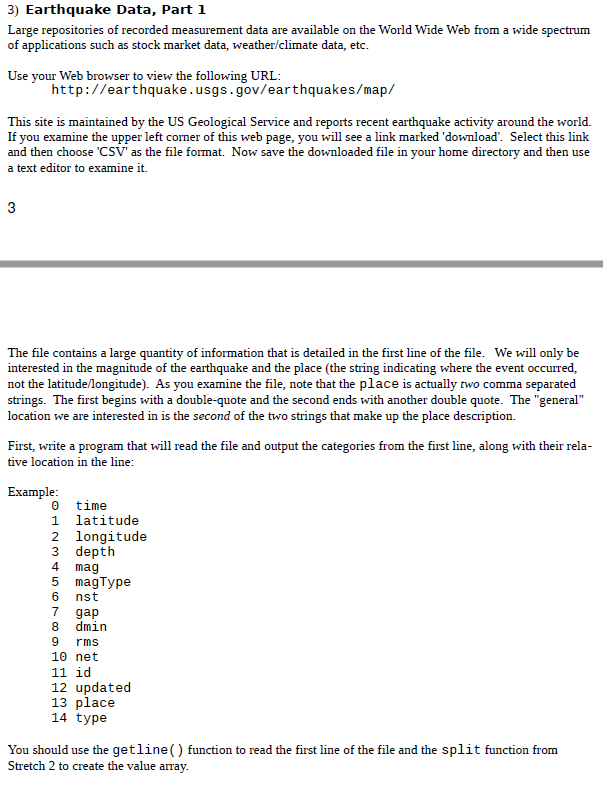 C++ programming, Please give an input and an output. 1. 2. 3)