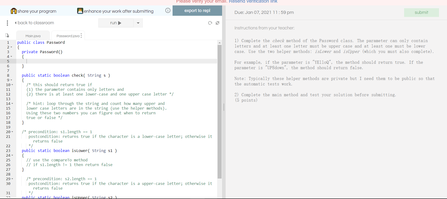  Please verify your email. Resend verification link share your program enhance