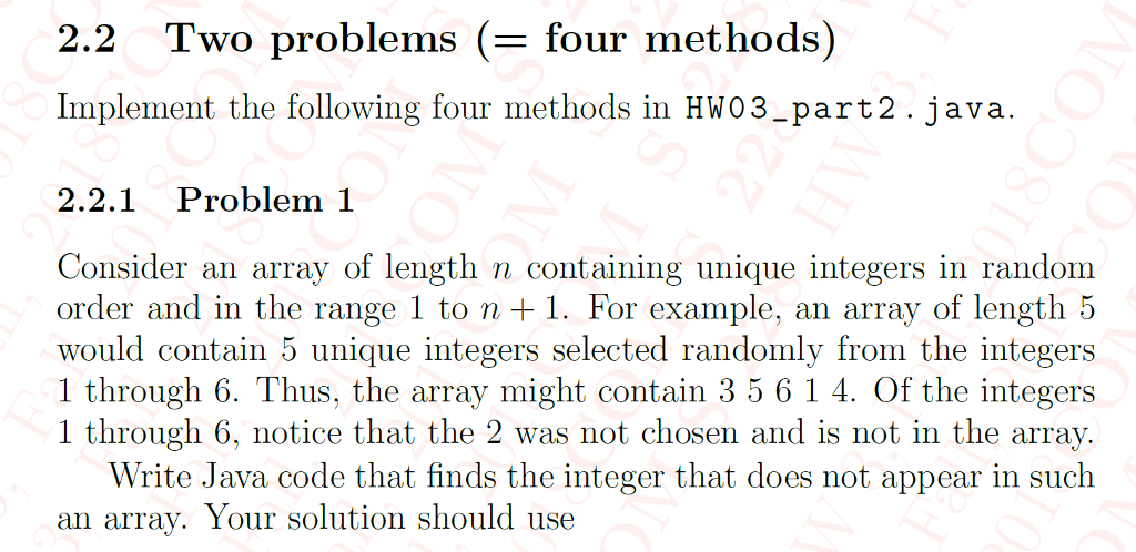 I need help writing the code for these two problems using Big