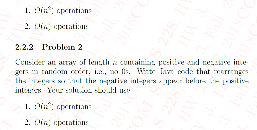 Oh operations, thank you very much! 2.2 Two problems (- four methods)