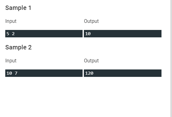 Hard AC Ratio: 15.7% (460/2923) 1 #include 2 3 int main(void) {