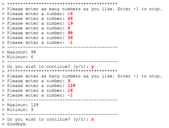 PLEASE ANSWER IN C++!!! Write a program that finds the minimum and