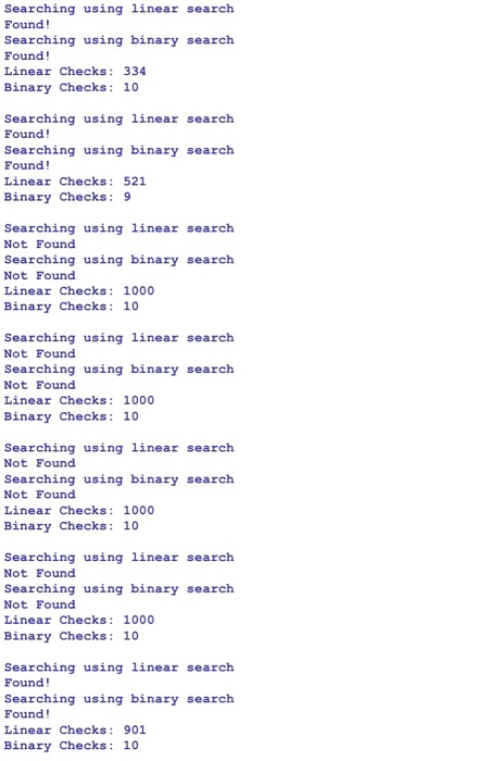 performs better given an array 1,000 randomly generated whole numbers (between 0-999),