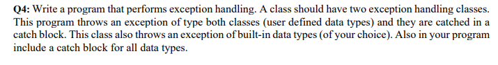  Write a simple C++ code as i am a begineer. Q4: