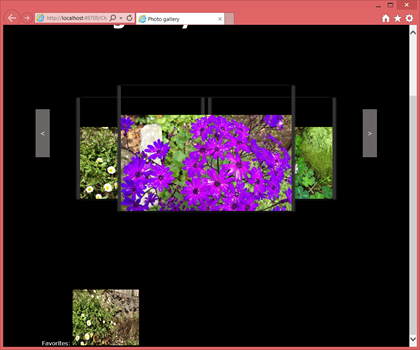 Modify the chapter 5 example (photo viewer) to include the following features: