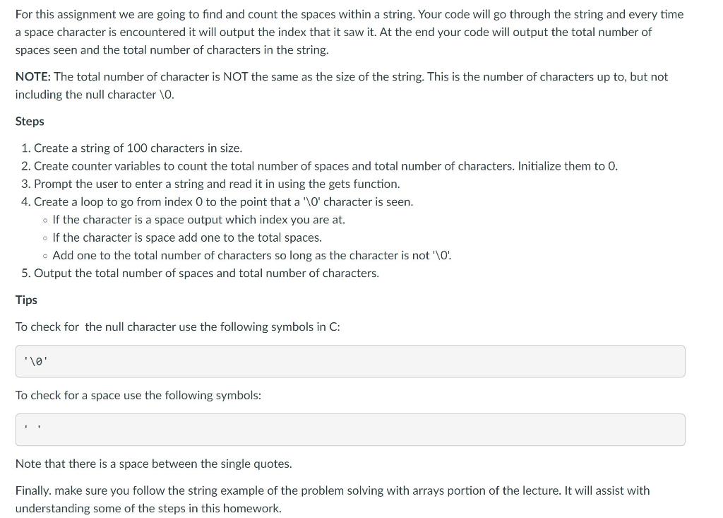 Need help with Programming HW. Needs to be programmed in .C language