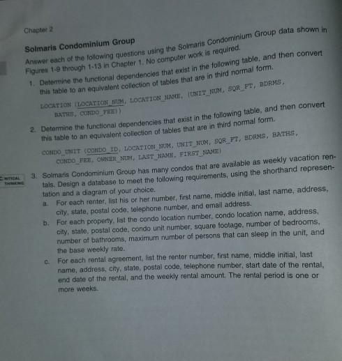  please answer these question. Please, do 1st, 2nd and, 3rd normal