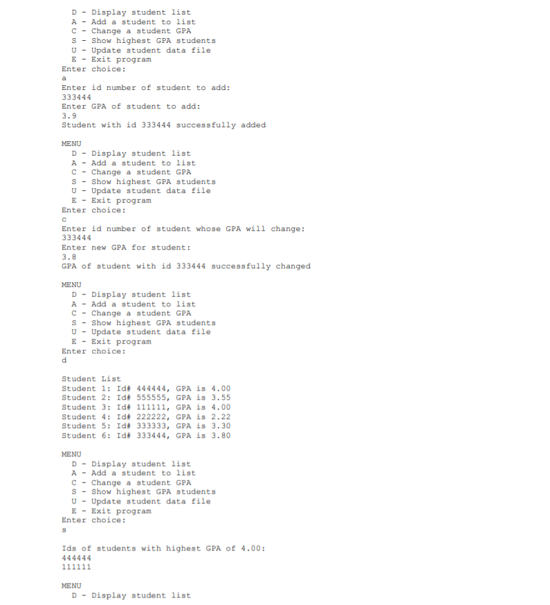 334455 2.7 CS210.txt 444444 4. 555555 3.55 222222 2.22 33333 3.3