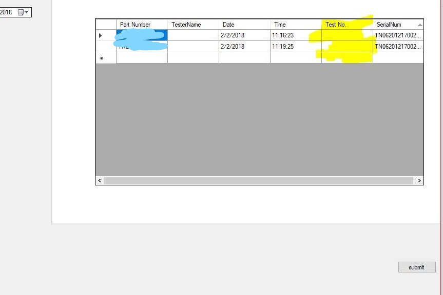 takes information from files and only Prints info to a datagridview if
