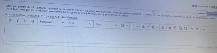  what property should a graph have that represent or model a