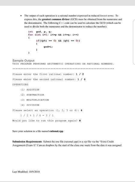 "C++ Setup Instructions" document in the Canvas lessons repository Exercise #1-Rational Problem