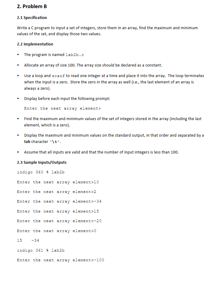  C. Comments on how to do it would be appreciated! 2.