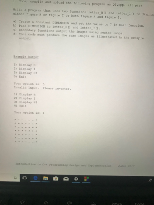  in codeblock for c++ program .Code, compile and upload the following