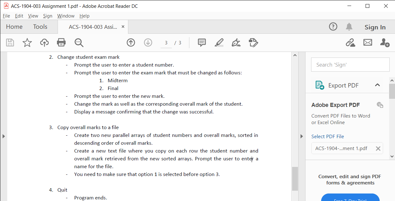 size of the sample data for initializing array lengths. - To format