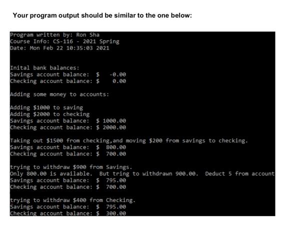 function. You must separate .h file from.cpp file. You must use Makefile.