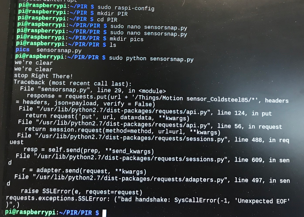 server in the first picture is my code and the second picture