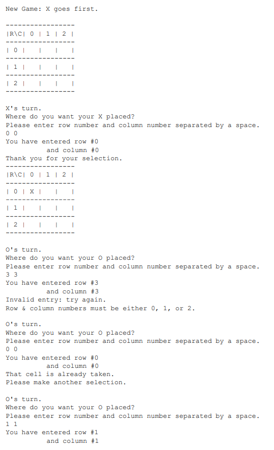 functions: void printBoard(char board[3][3]); bool checkEnd(char[3][3], char turn); bool checkWin(char board[3][3], char