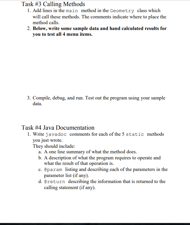 int choice; // The user's choice double value = 0; // The