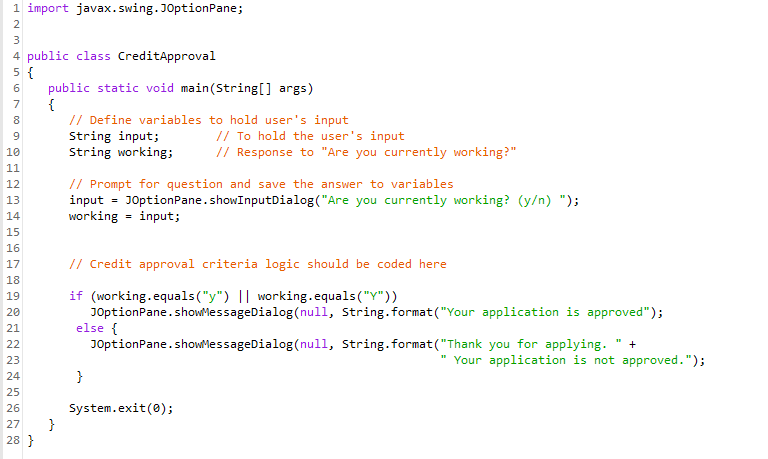  The program below contains syntax errors. Correct all errors and provide