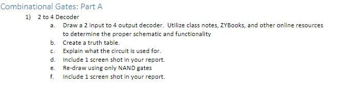  Hello, I'm having trouble doing the schematic for part E on