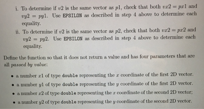 main routine of the program is already provided in vector2D_template.cpp (which you