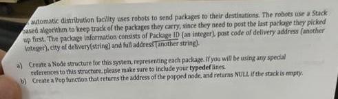 please i need the code for this question very quickly fautomatic distribution