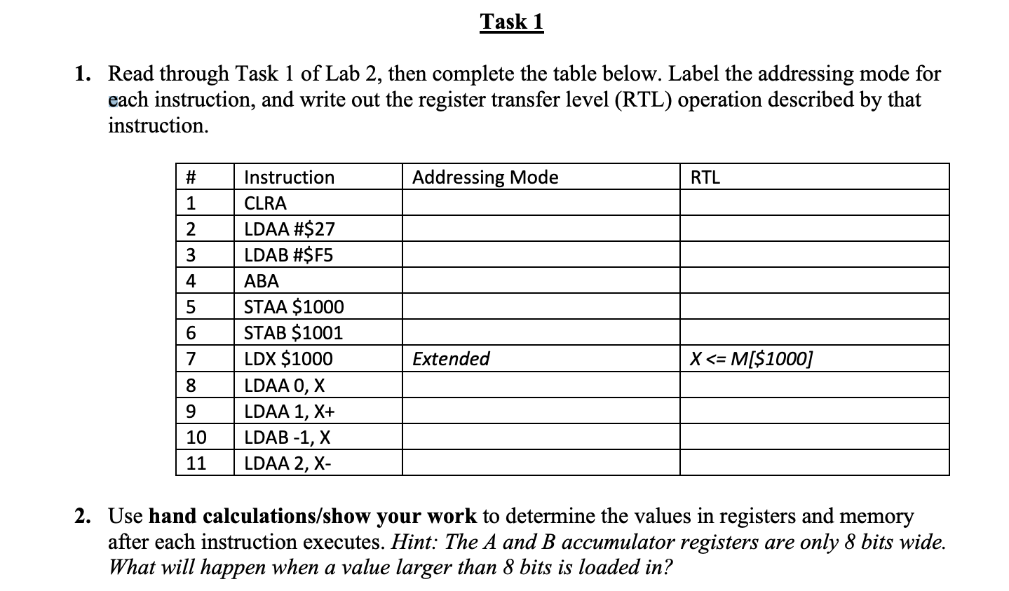  Can someone help with 1 & 2 Task 1 1. Read