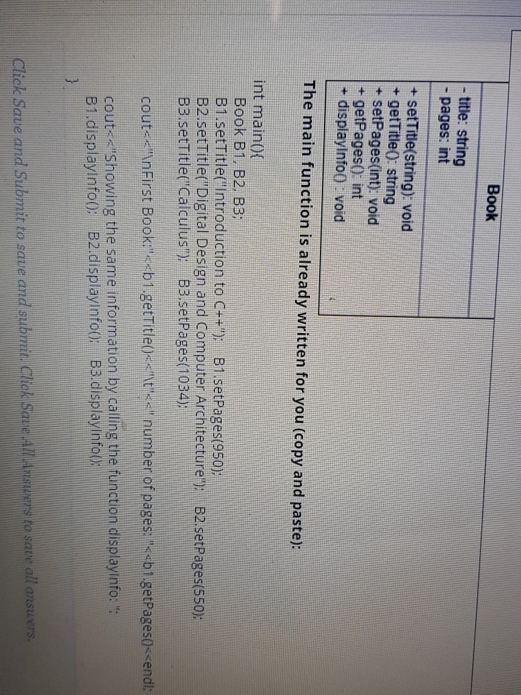 i need to the solutio please Book title: string - pages: