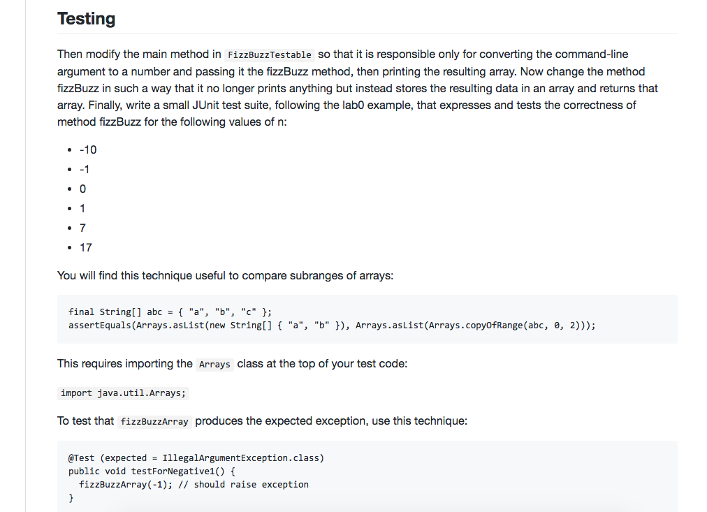 follows: mvn exec:java -Dexec.args-"10" If the argument n is invalid, i.e., zero