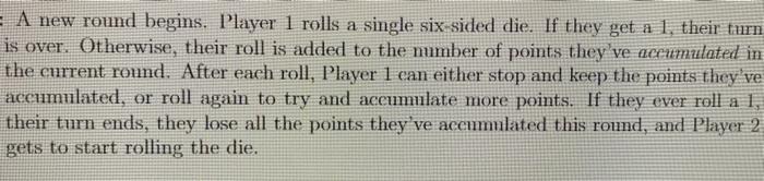 How do you create Dice game coded in Java A new round