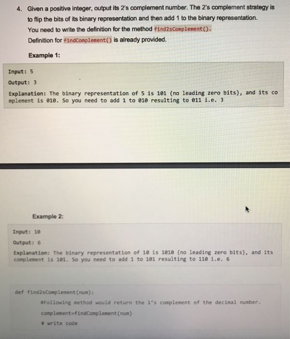  Please do the assignment in python and please comment the program.