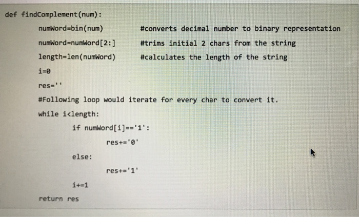 Thank you Given a positive integer, output its 2's complement number. The