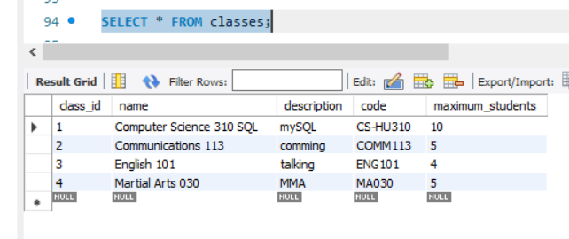 many students (i.e. the number of students exceeded the maximum students for