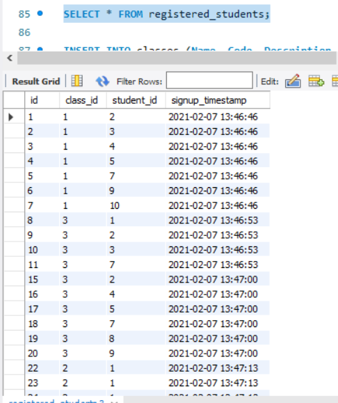 the class). Use a Subquery (non-correlated) in a JOIN clause. Use only