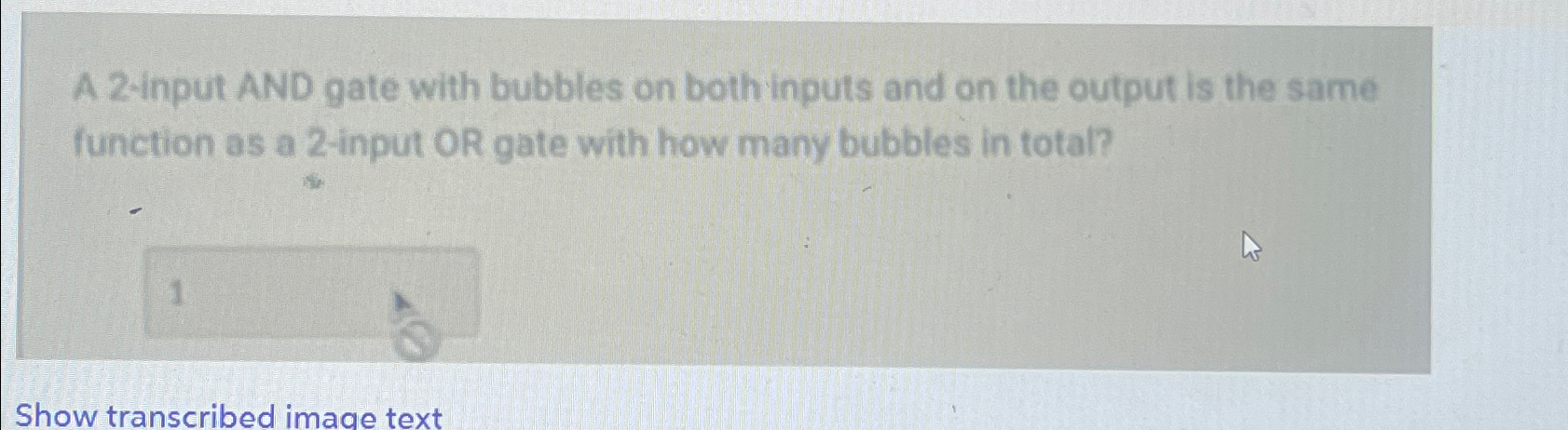  A 2-input AND gate with bubbles on both inputs and on