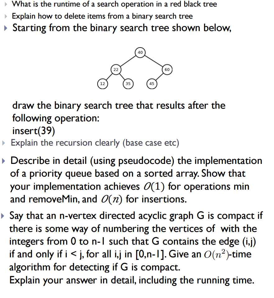 JAVA What is the runtime of a search operation in a red
