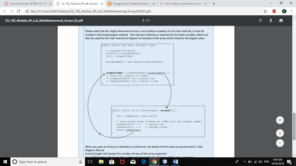 two-dimensional array in which we will store double values. We will prompt